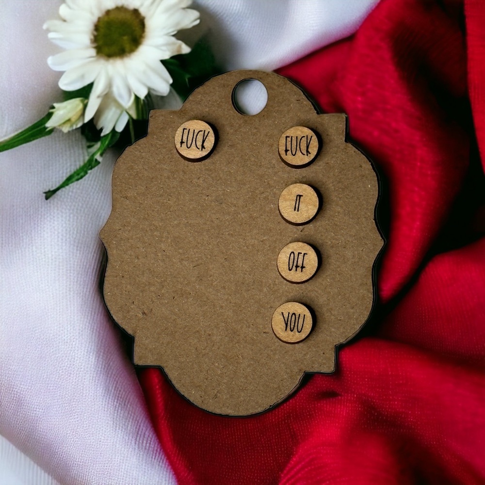 Sarcastic FUCK It Off You Earrings - Hypoallergenic and Nickel Free